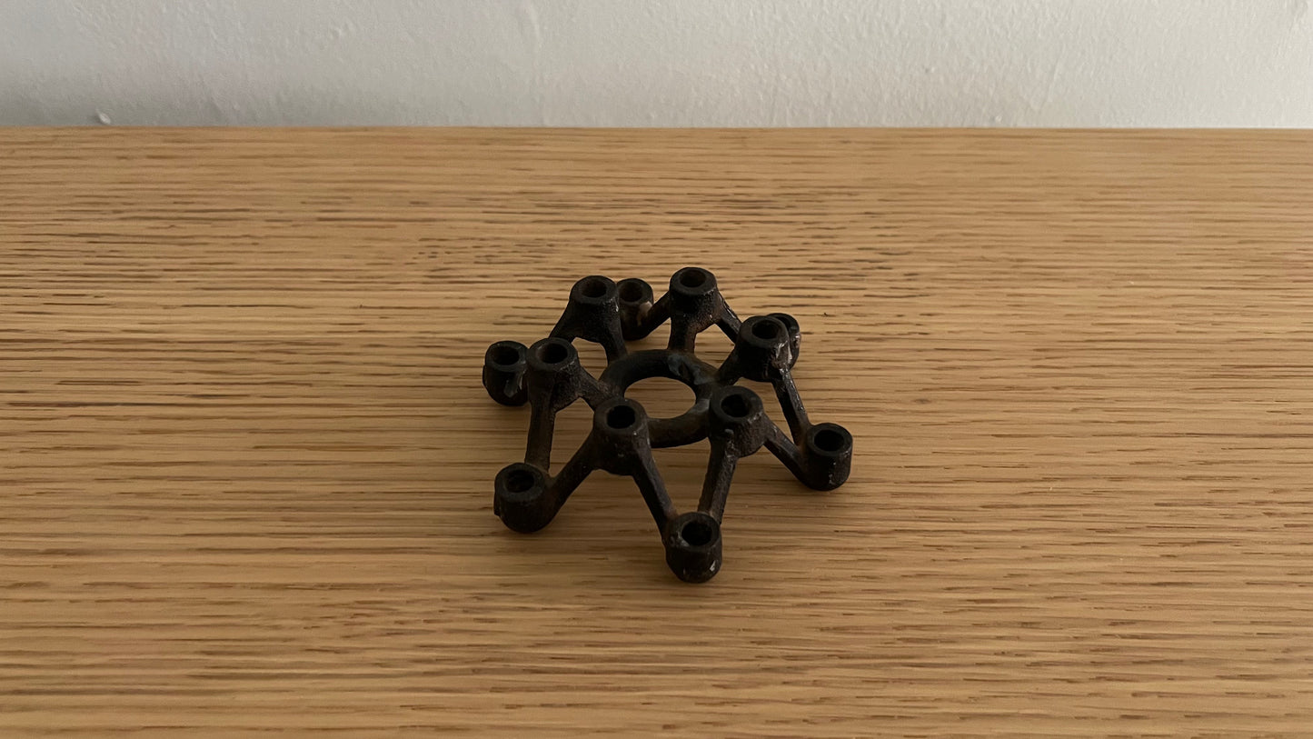 Japanese Iron Candle Holder attributed to Dansk