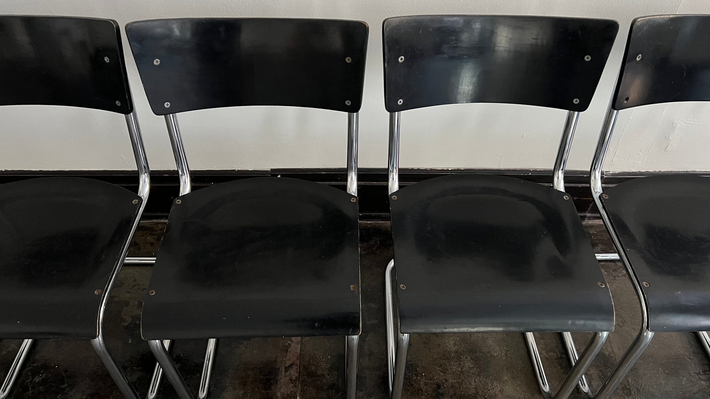 S43 Dining Chairs by Mart Stam for Thonet (set of 6)