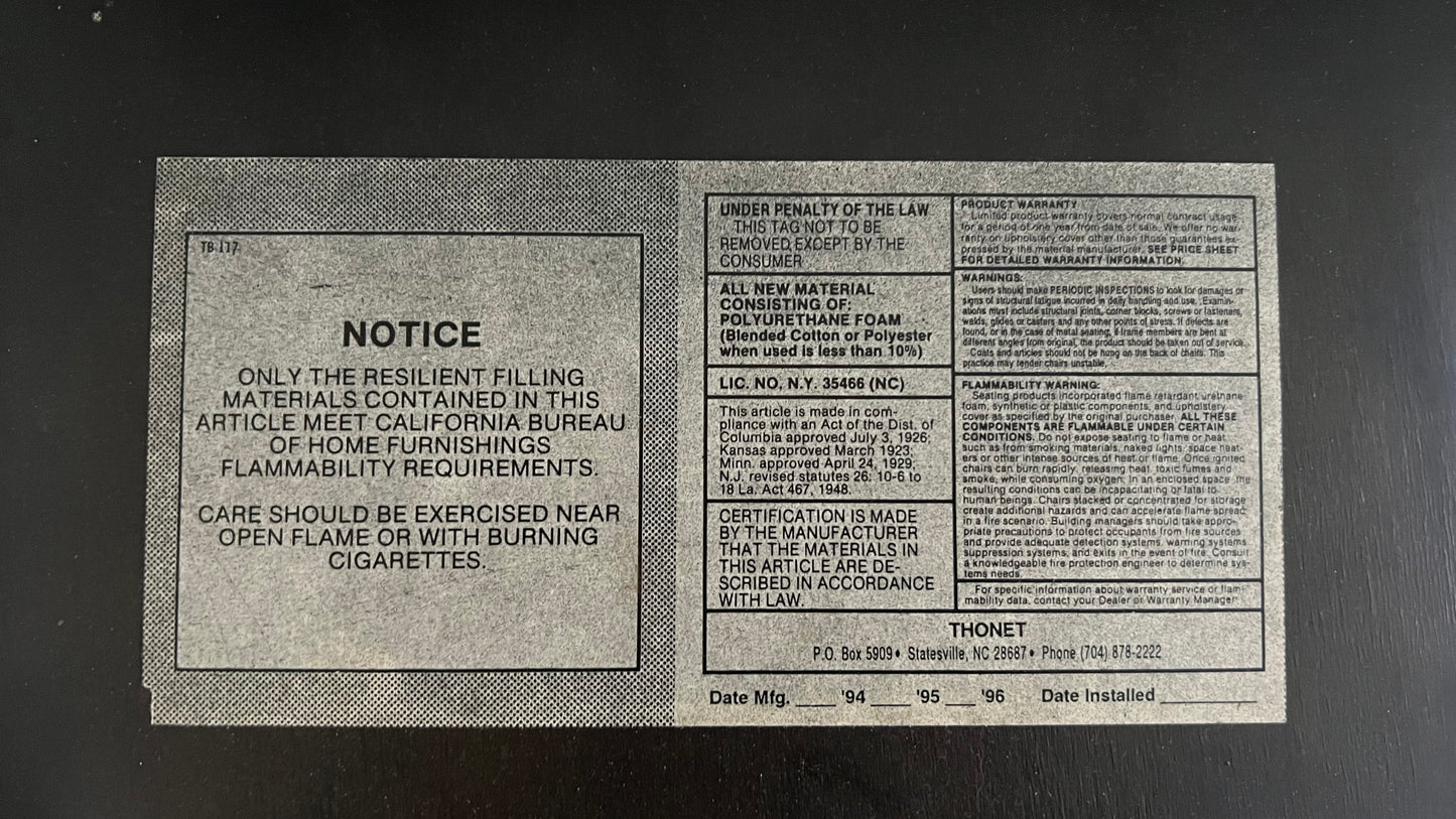 S43 Dining Chairs by Mart Stam for Thonet (set of 6)