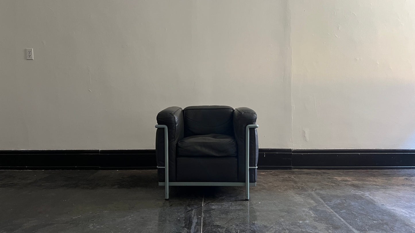 LC2 Club Chair by Le Corbusier, Pierre Jeanneret, and Charlotte Perriand for Cassina