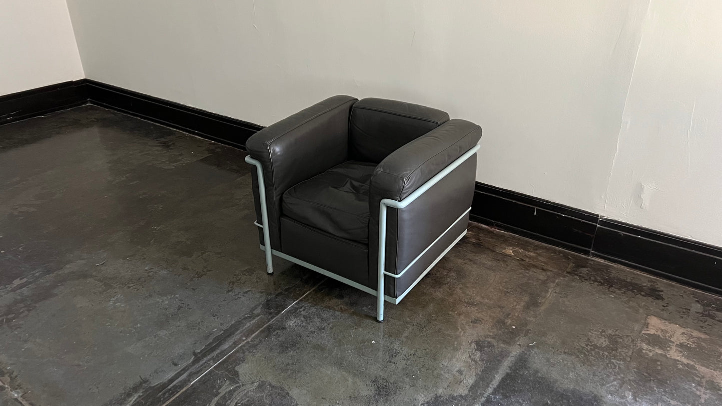 LC2 Club Chair by Le Corbusier, Pierre Jeanneret, and Charlotte Perriand for Cassina