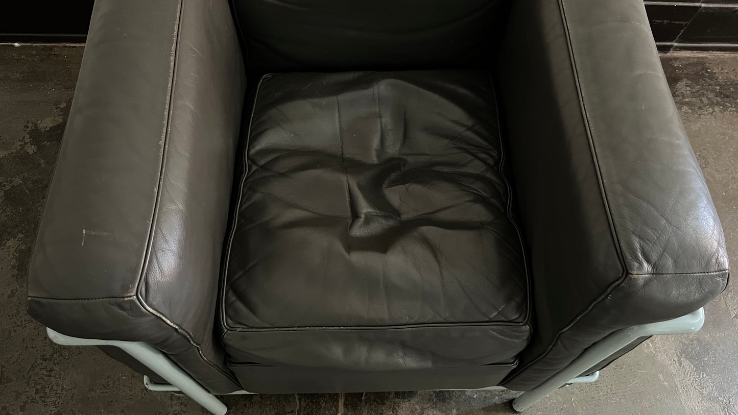 LC2 Club Chair by Le Corbusier, Pierre Jeanneret, and Charlotte Perriand for Cassina