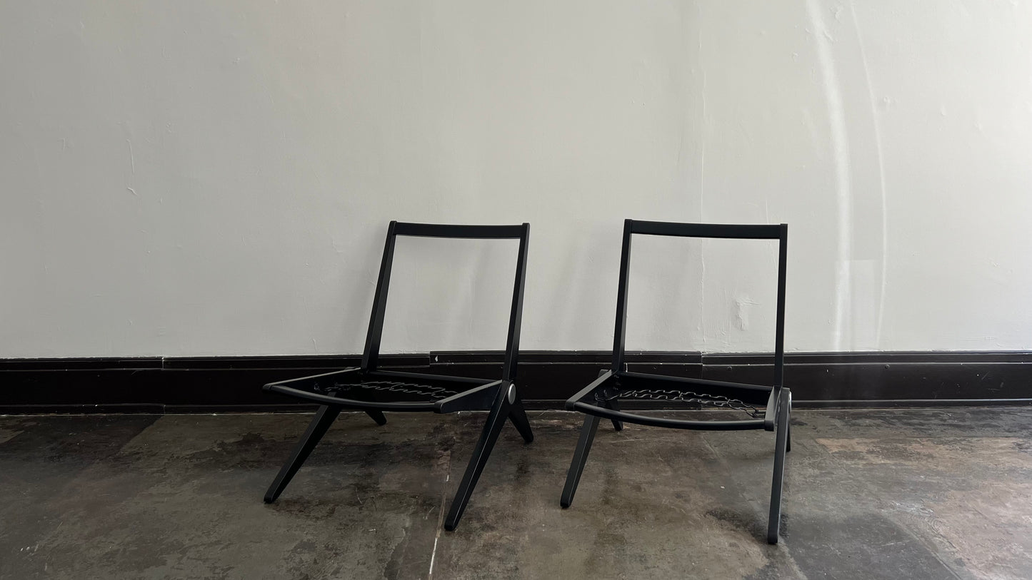 Scissor Chairs (Pair) by Pierre Jeanneret for Knoll Associates - Upholstery Options Available