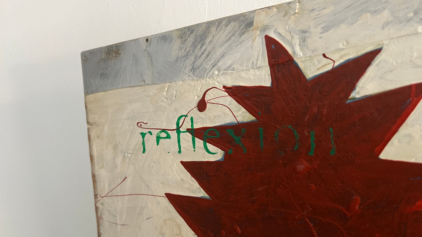 "Headroom" by John Nelson (mixed media on board)