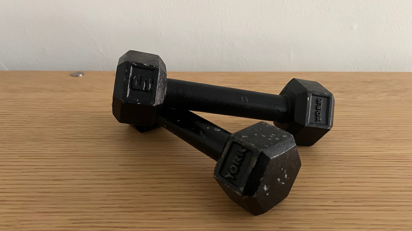 Vintage Athletic Weights by York