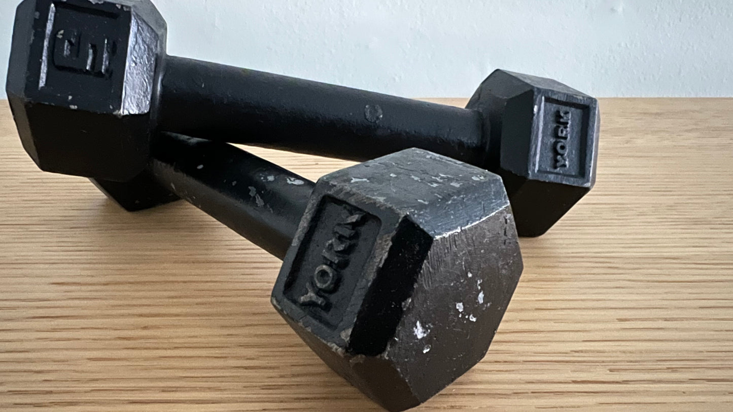 Vintage Athletic Weights by York