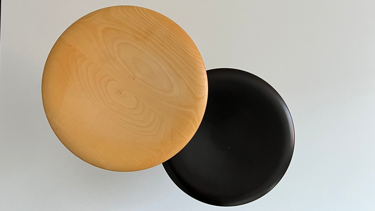 Tall Rocking Stool by Isamu Noguchi reissued by Vitra