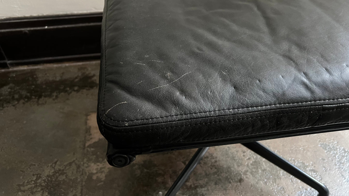 Soft Pad Lounge Chair with Ottoman by Ray and Charles Eames for Herman Miller